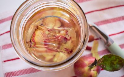 Homemade Apple Cider Vinegar (Made From Apple Scraps)